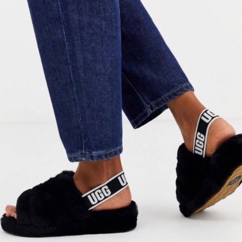 Ugg Fluffy Slides - image 1